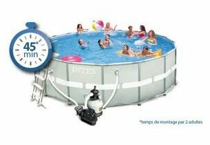 Intex Swimming Pool Ø 732 x 132 cm Frame Pool Set Ultra Rondo XTR 26340
