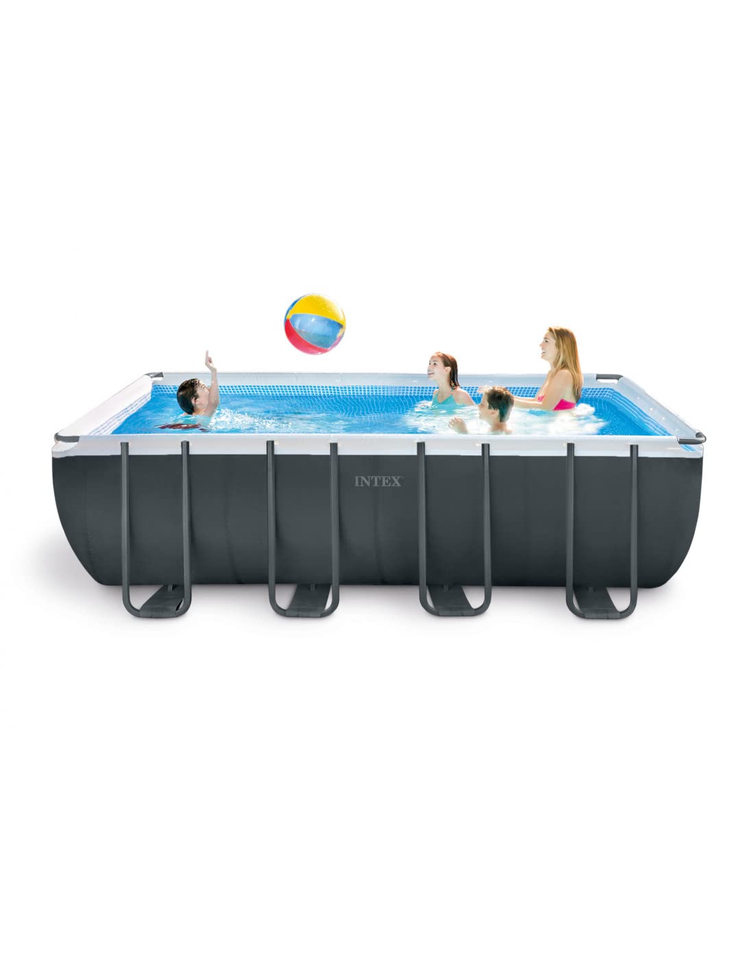 Intex Schwimmbadrahmen-Set Ultra Quadra, 549 x 274 x 132 cm, XTR 26356