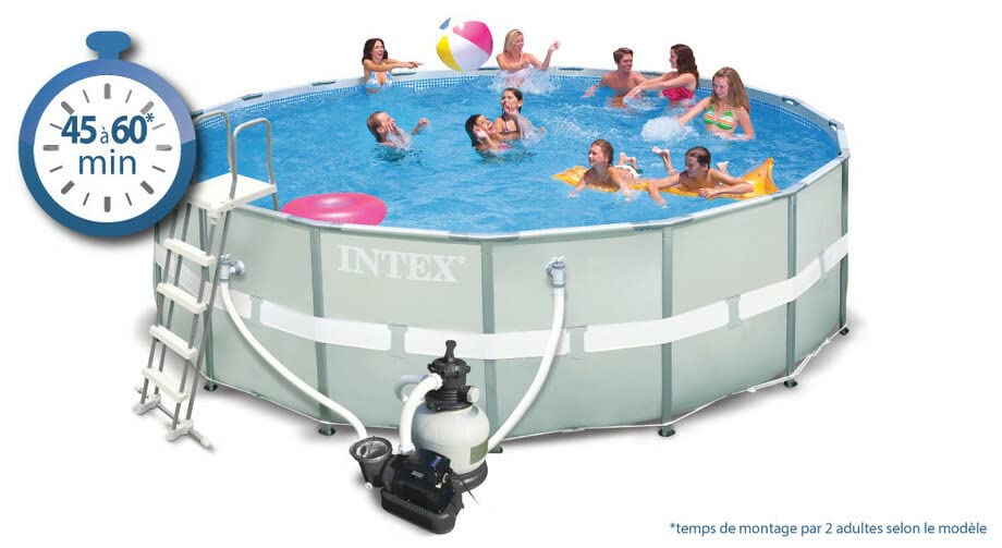 Intex Swimming Pool Ø 732 x 132 cm Frame Pool Set Ultra Rondo XTR 26340