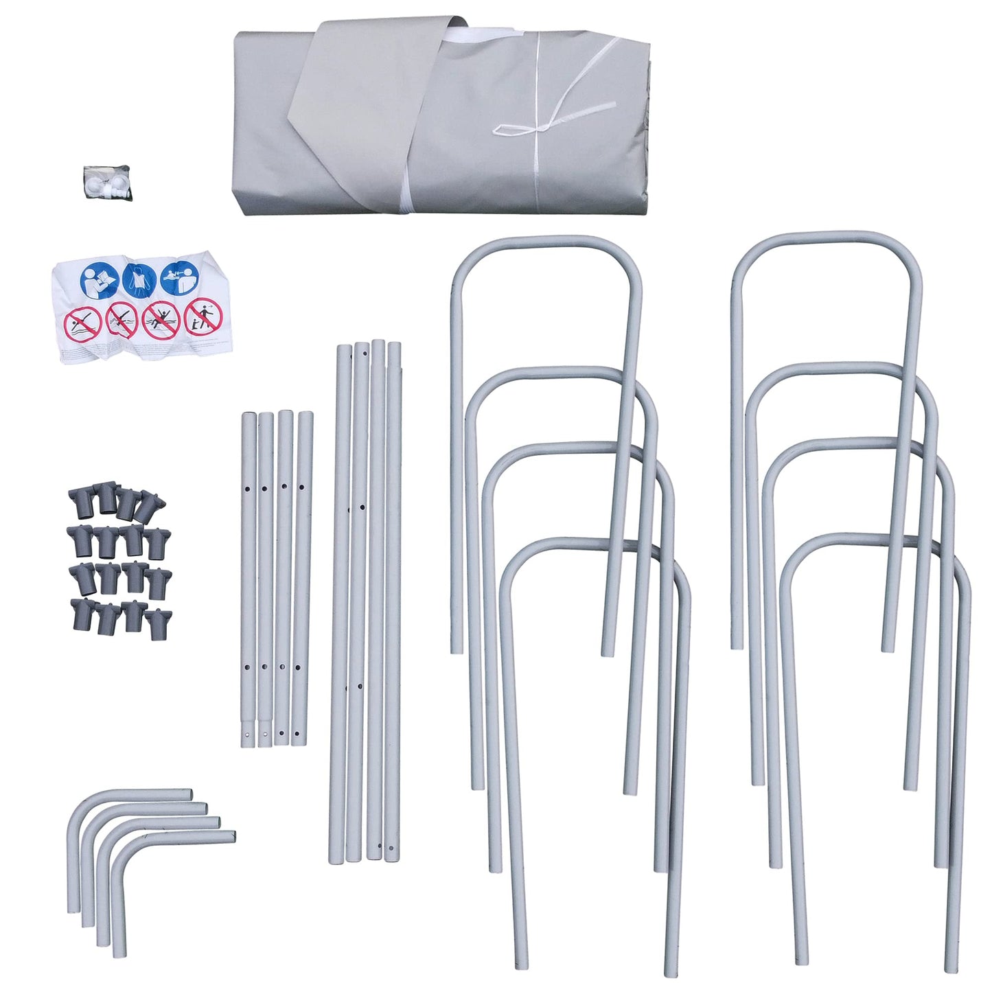 your GEAR Steel Frame Pool - div. Modelle/Größen - rund rechteckig oder quadratisch, 70-122 cm hoch Stahlrahmenpool Gartenpool Aufstellpool