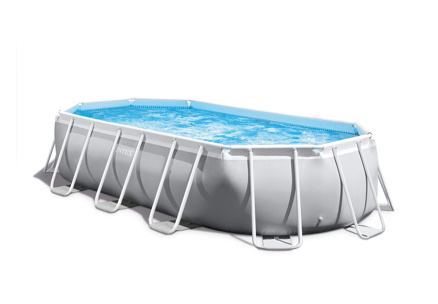 vidaXL Intex Prism Frame Swimmingpool-Set Oval 503 x 274 x 122 cm 26796GN