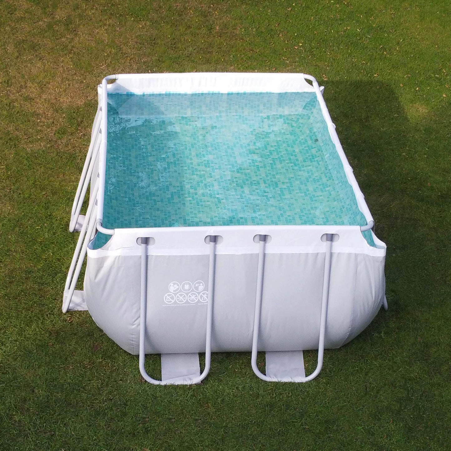 your GEAR Steel Frame Pool - div. Modelle/Größen - rund rechteckig oder quadratisch, 70-122 cm hoch Stahlrahmenpool Gartenpool Aufstellpool