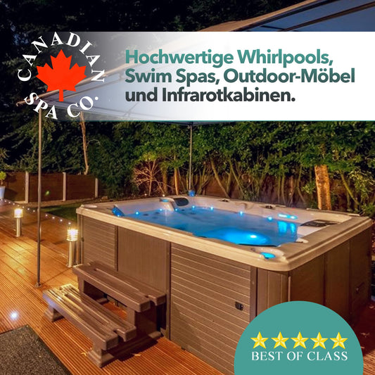CANADIAN SPA CO. Chill Therapy Spa, Outdoor Spa Winterfest, 1 Person, Spa für Kältetherapie, Temperatur bis zu 5 Grad