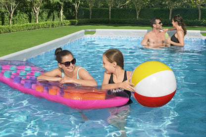 Bestway Power Steel Frame Pool-Set mit Filterpumpe 404 x 201 x 100 cm , lichtgrau, eckig