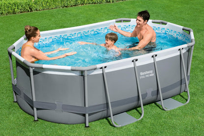 Bestway Oval Pool Set 10 ft x 6 ft 7 Zoll x 33 Zoll oder 3,05 m x 2,00 m x 84 cm